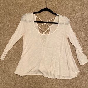 American Eagle White Blouse